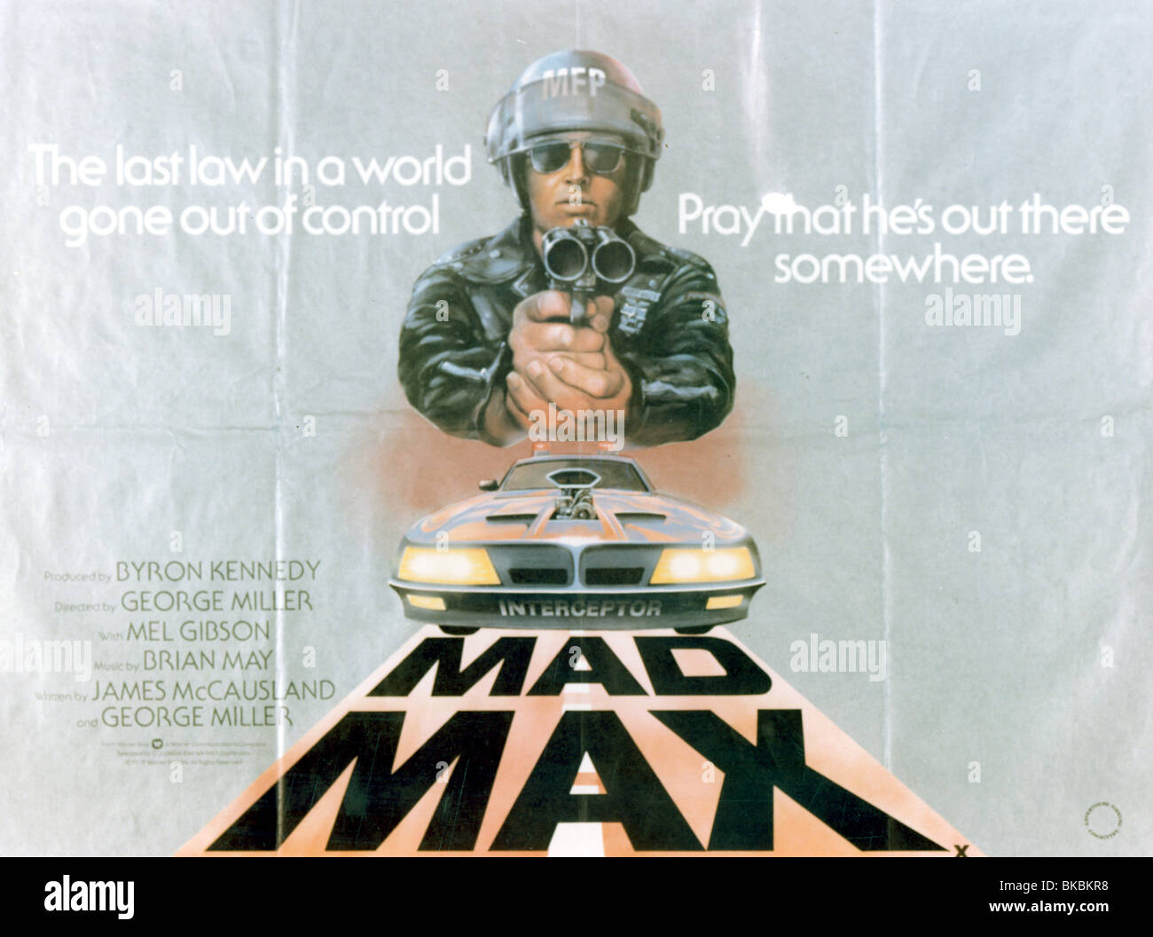 MAD MAX-1979 POSTER Stockfoto