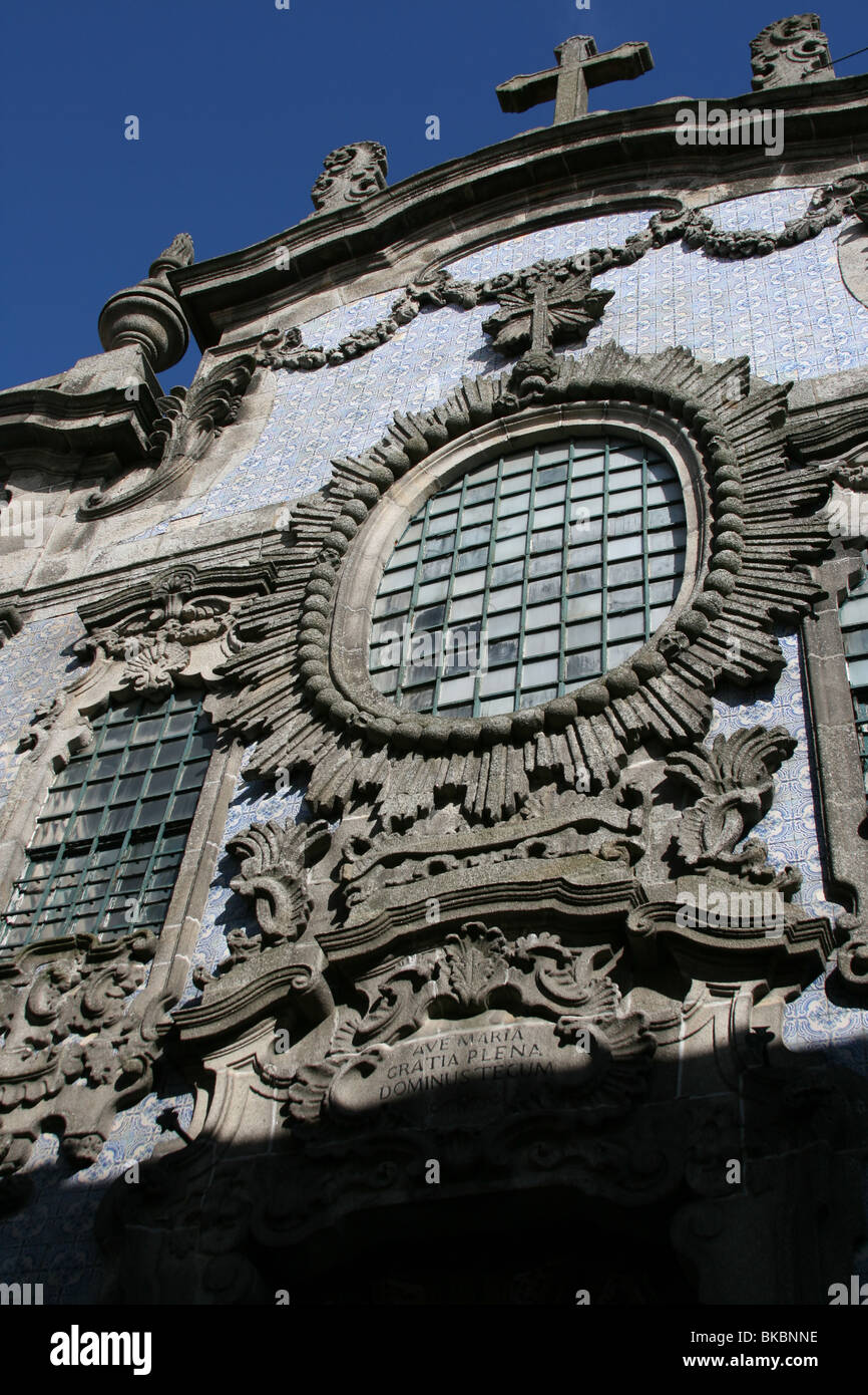 Bestandteil der Architektur in Porto Stockfoto