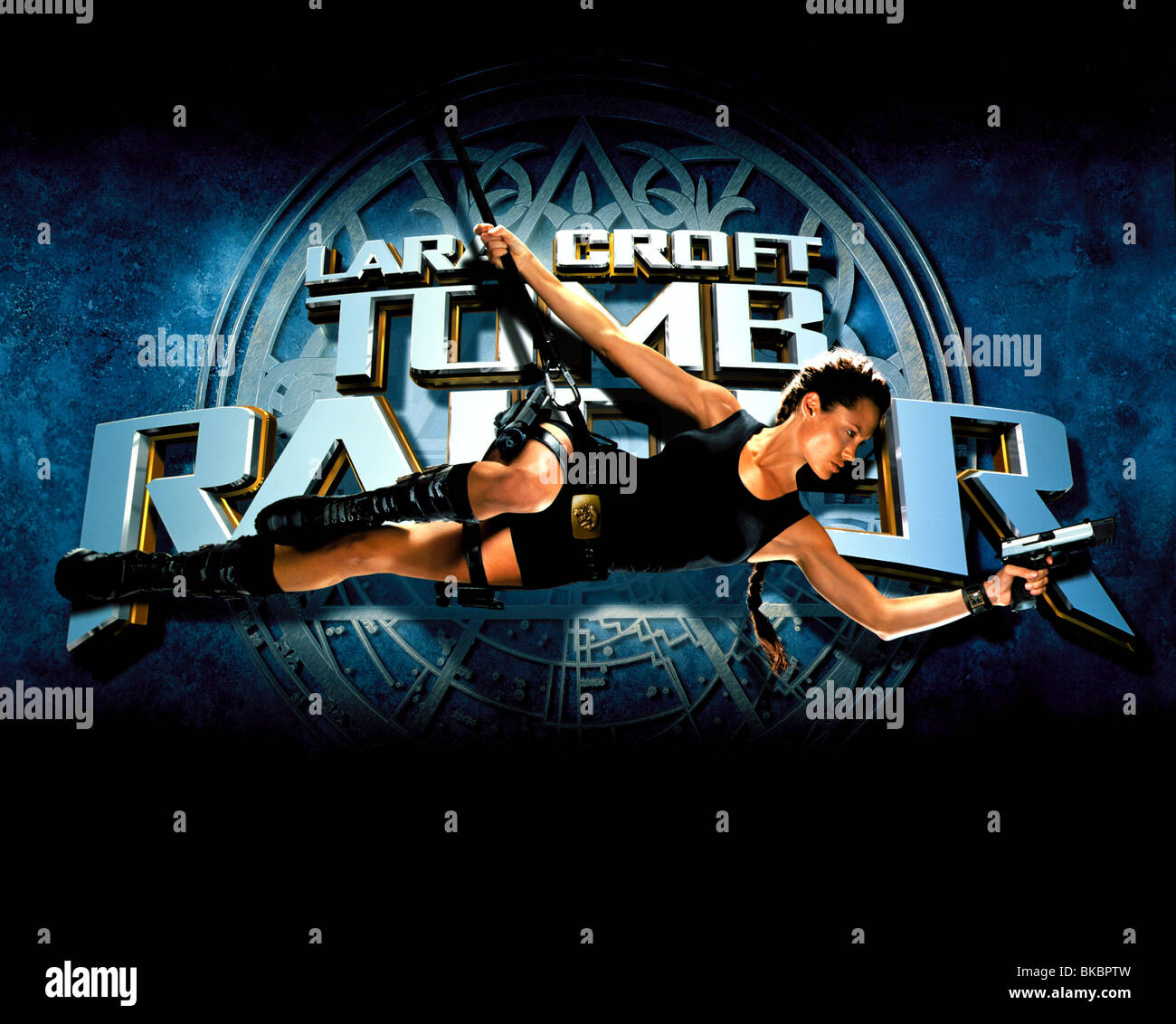LARA CROFT: TOMB RAIDER (2001) PLAKAT TBRR 003 OS Stockfoto