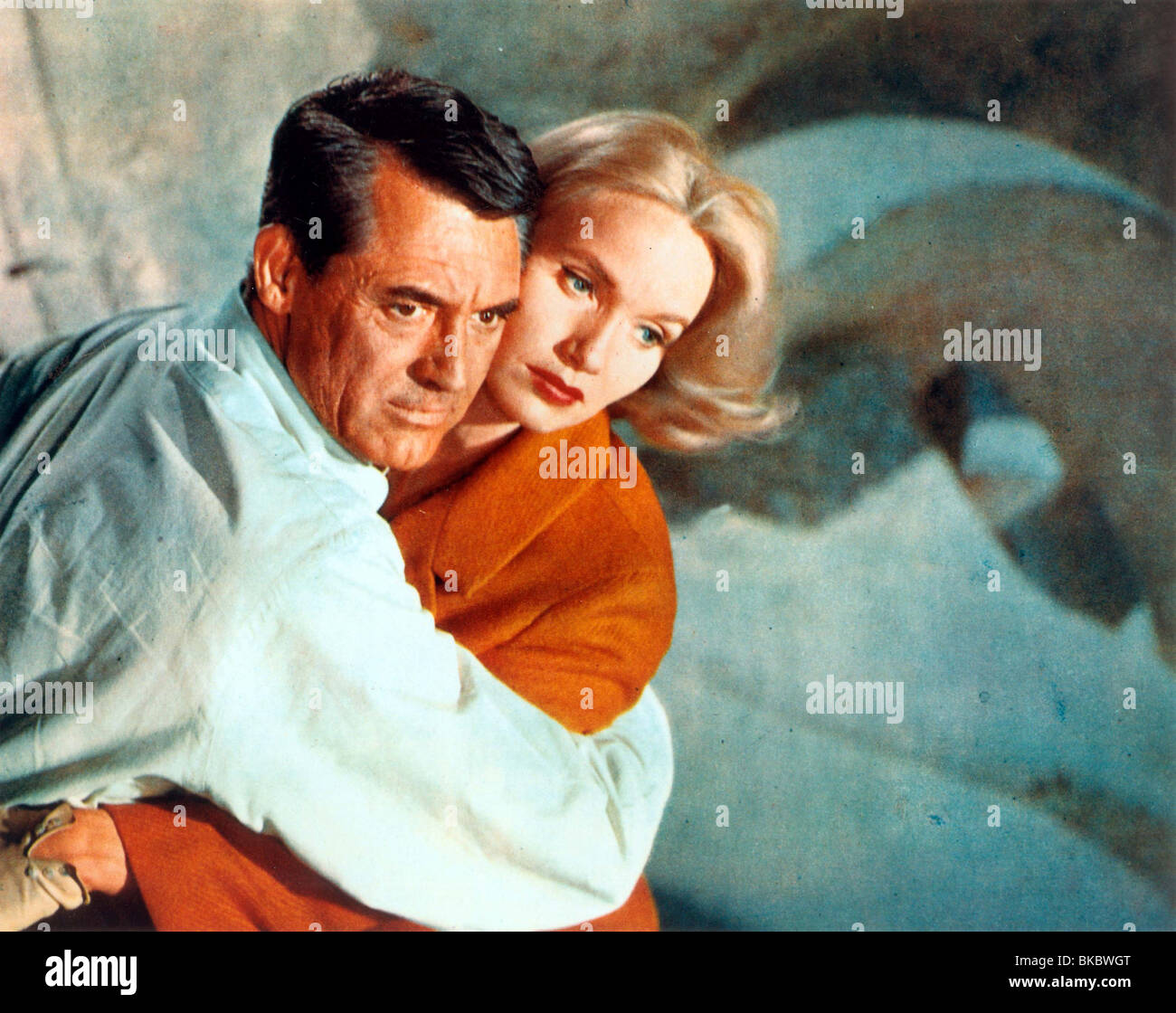 NORTH BY NORTHWEST CARY GRANT, EVA MARIE SAINT NBNW 007CP Stockfoto