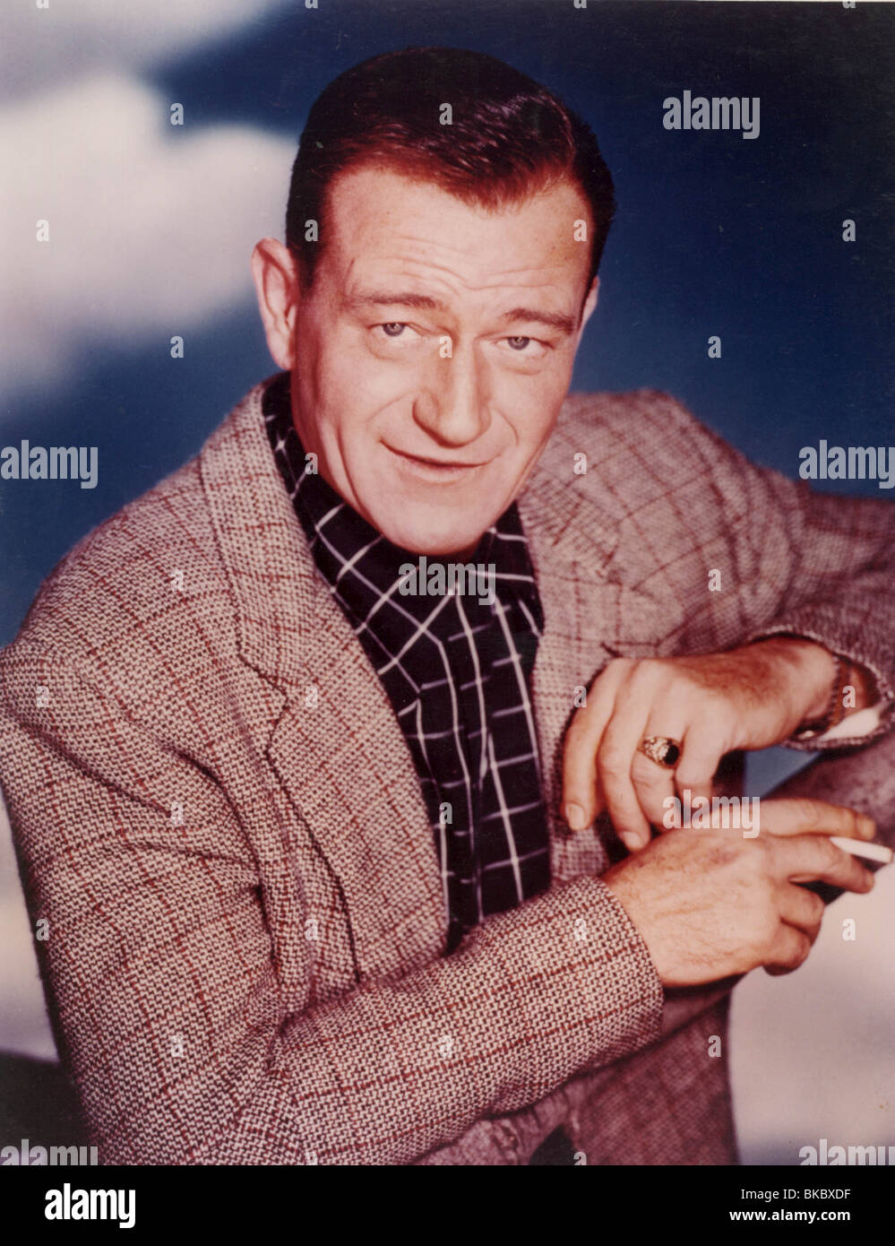 JOHN WAYNE PORTRAIT Stockfoto