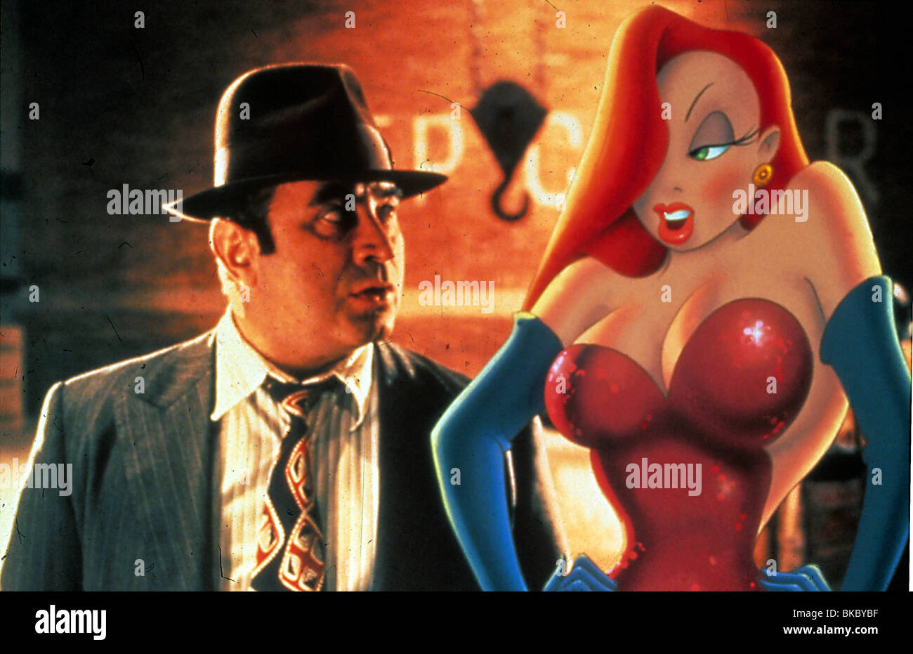 FALSCHES SPIEL MIT ROGER RABBIT BOB HOSKINS WFR 033 Stockfoto