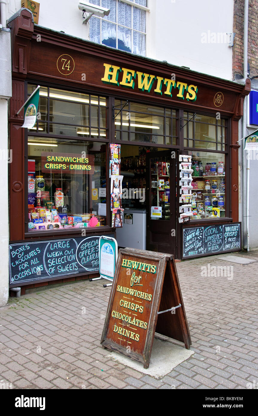 Hewitts traditionelle speichern, Pfarrhaus Street, Dursley, Gloucestershire, England, Vereinigtes Königreich Stockfoto