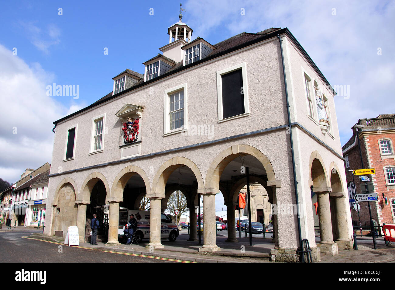 Rathaus, Marktplatz, Dursley, Gloucestershire, England, Vereinigtes Königreich Stockfoto