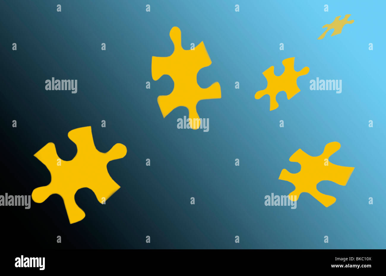 Puzzleteile Stockfoto