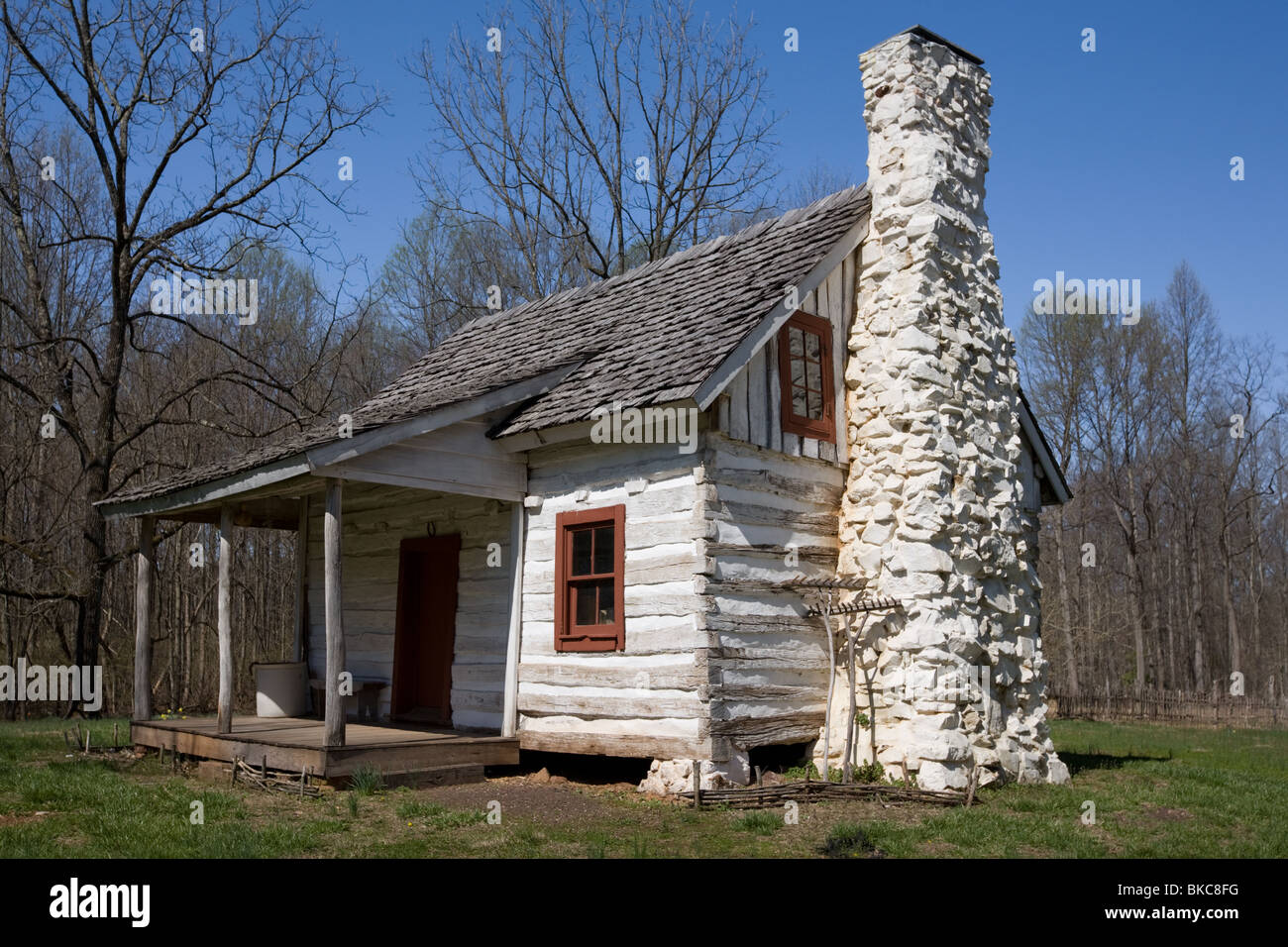Die Gilmore Bauernhof, Haus A Freedman, Teil von James Madison Montpelier Stockfoto