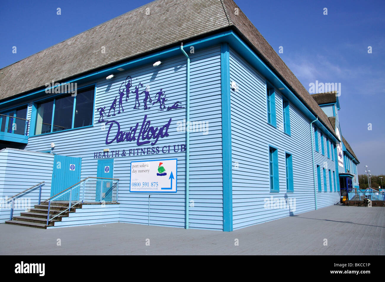 David Lloyd Gesundheit & Fitness-Club, Port Solent, Portsmouth, Hampshire, England, Vereinigtes Königreich Stockfoto