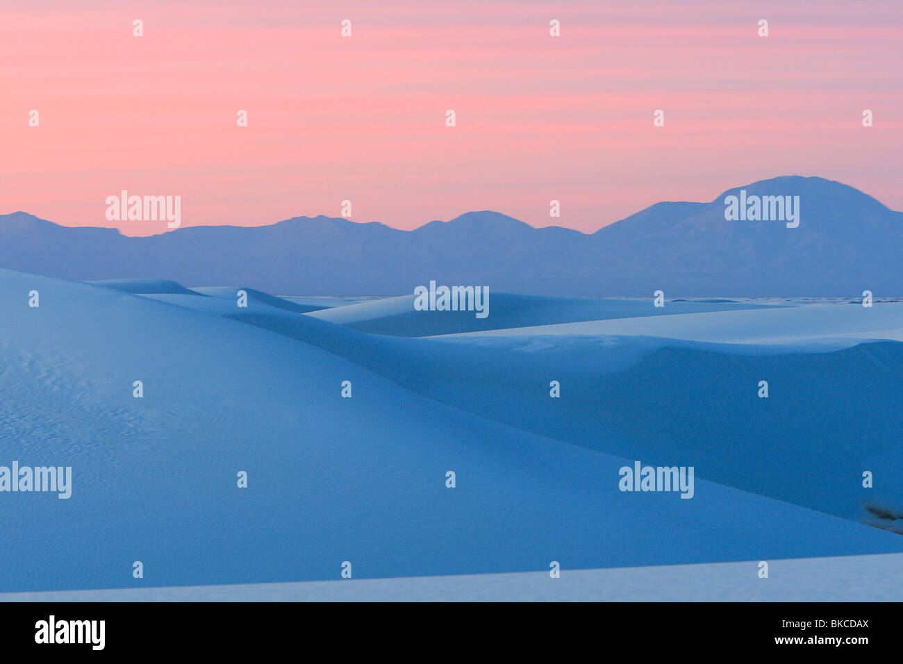 White Sands National Monument, New Mexico. Stockfoto