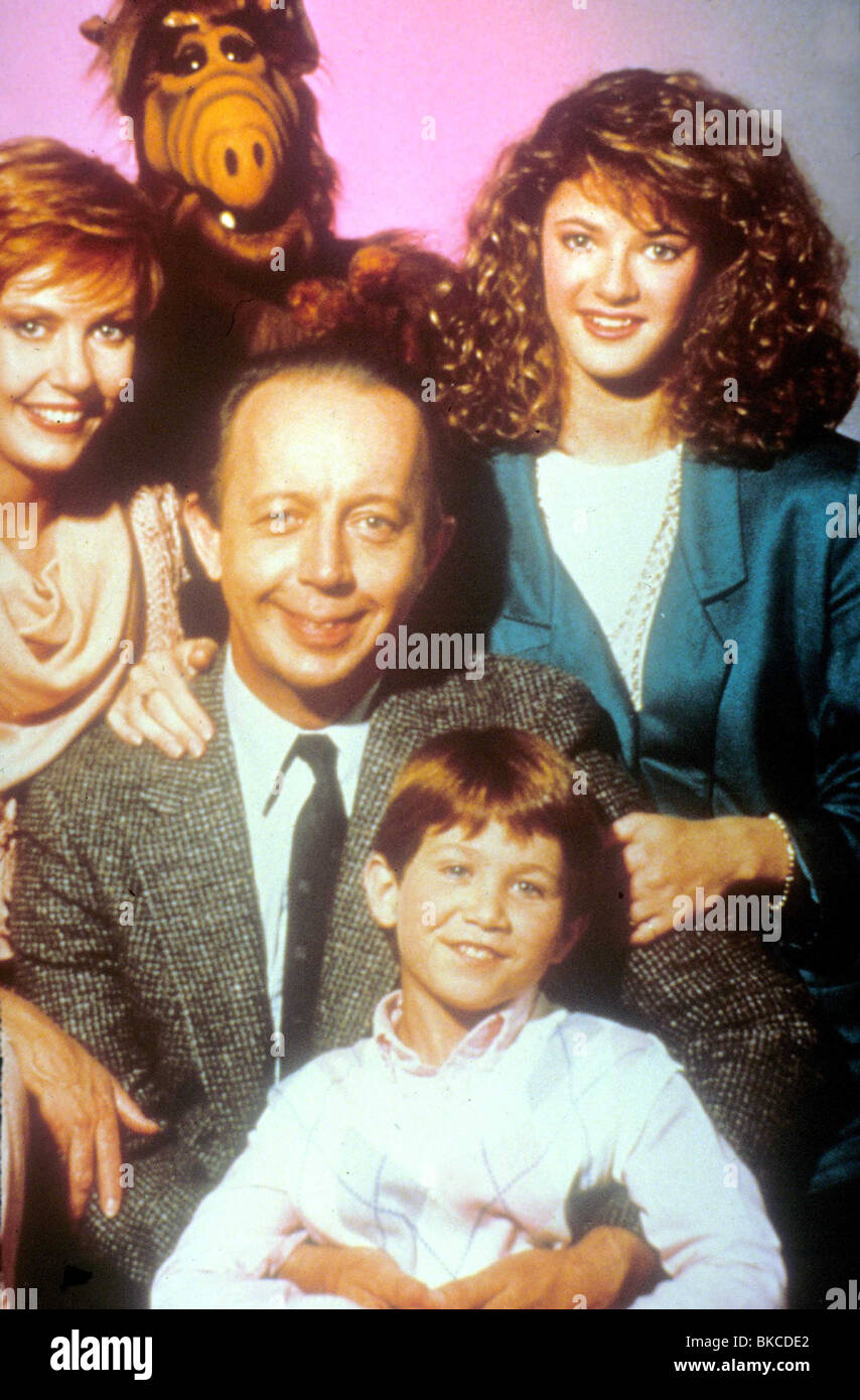 ALF (TV) ANNE SCHEDEEN, MAX WRIGHT, BENJI GREGORY, ANDREA ELSON ALFT 004 Stockfoto