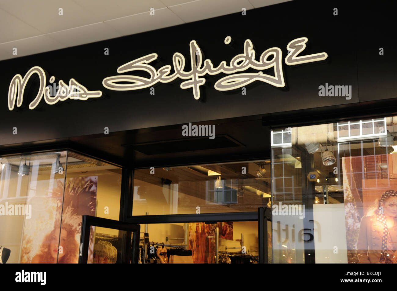 Miss Selfridge Shop, Cambridge, England, UK Stockfoto