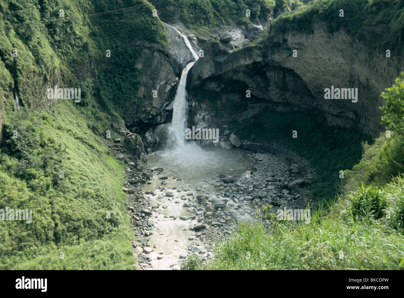 Agoyan Falls, Pastaza River in der Nähe von Baños, Ecuador Stockfoto