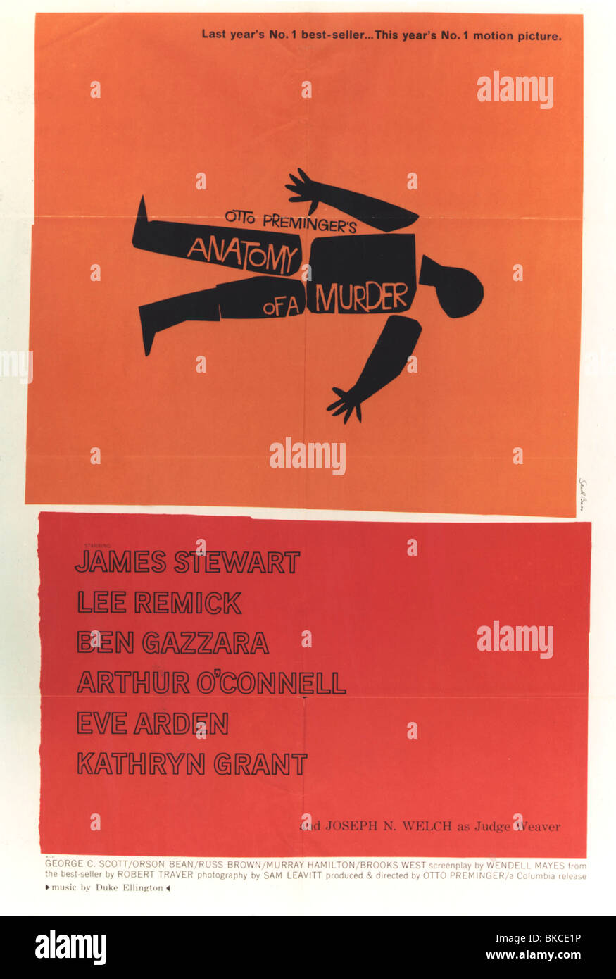ANATOMIE EINES MORDES (1959) OTTO PREMINGER (DIR) ANMR 001CP Stockfoto
