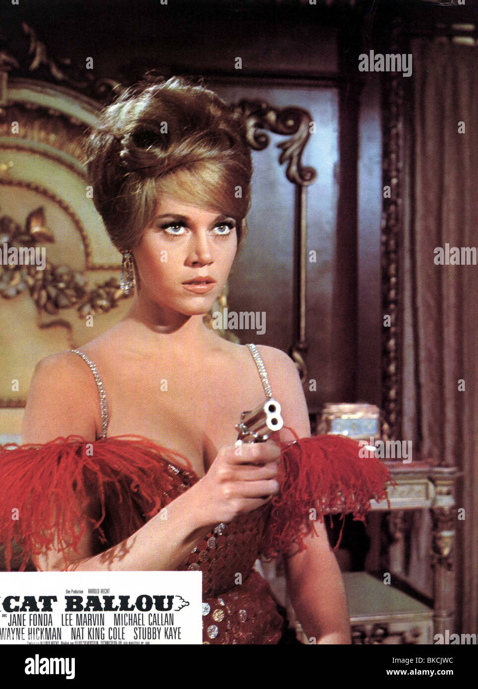 CAT BALLOU-1965 JANE FONDA Stockfoto
