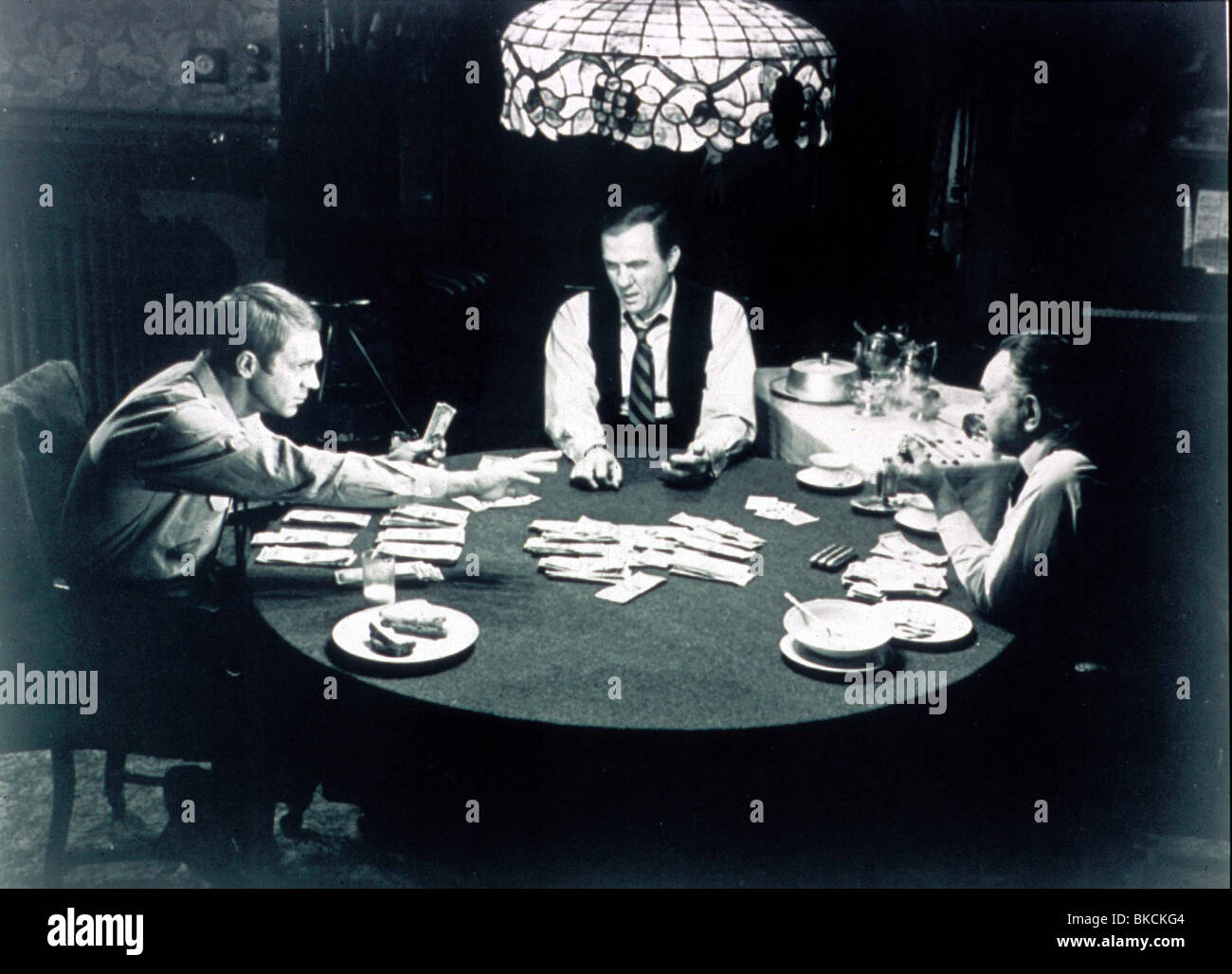THE CINCINNATI KID (1965) STEVE MCQUEEN, KARL MALDEN, EDWARD G ROBINSON CCKD 019-GN Stockfoto