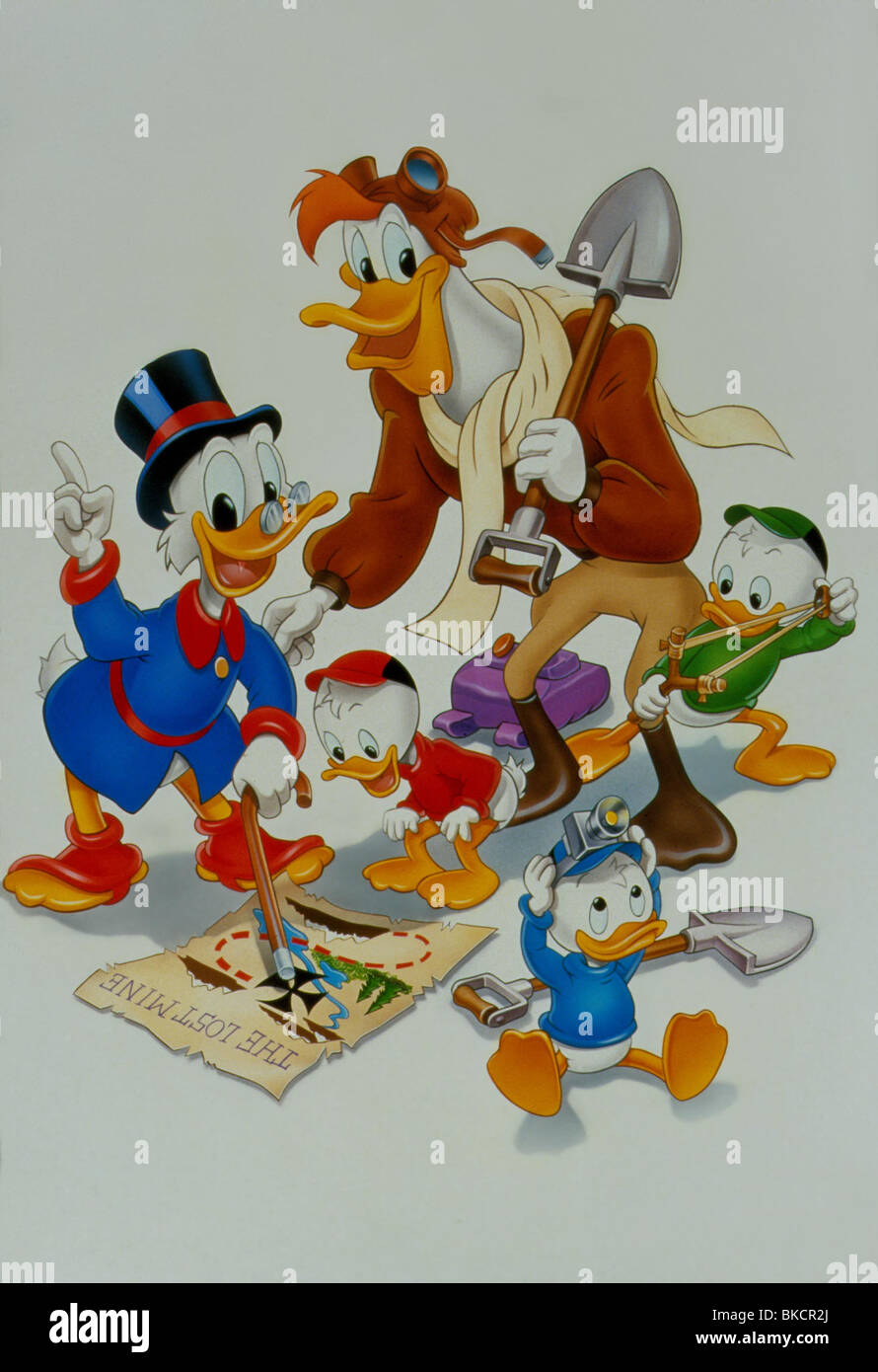 DISNEY DUCK TALES ANIMIERTE GUTSCHRIFT DISNEY DDTS 001 Stockfoto