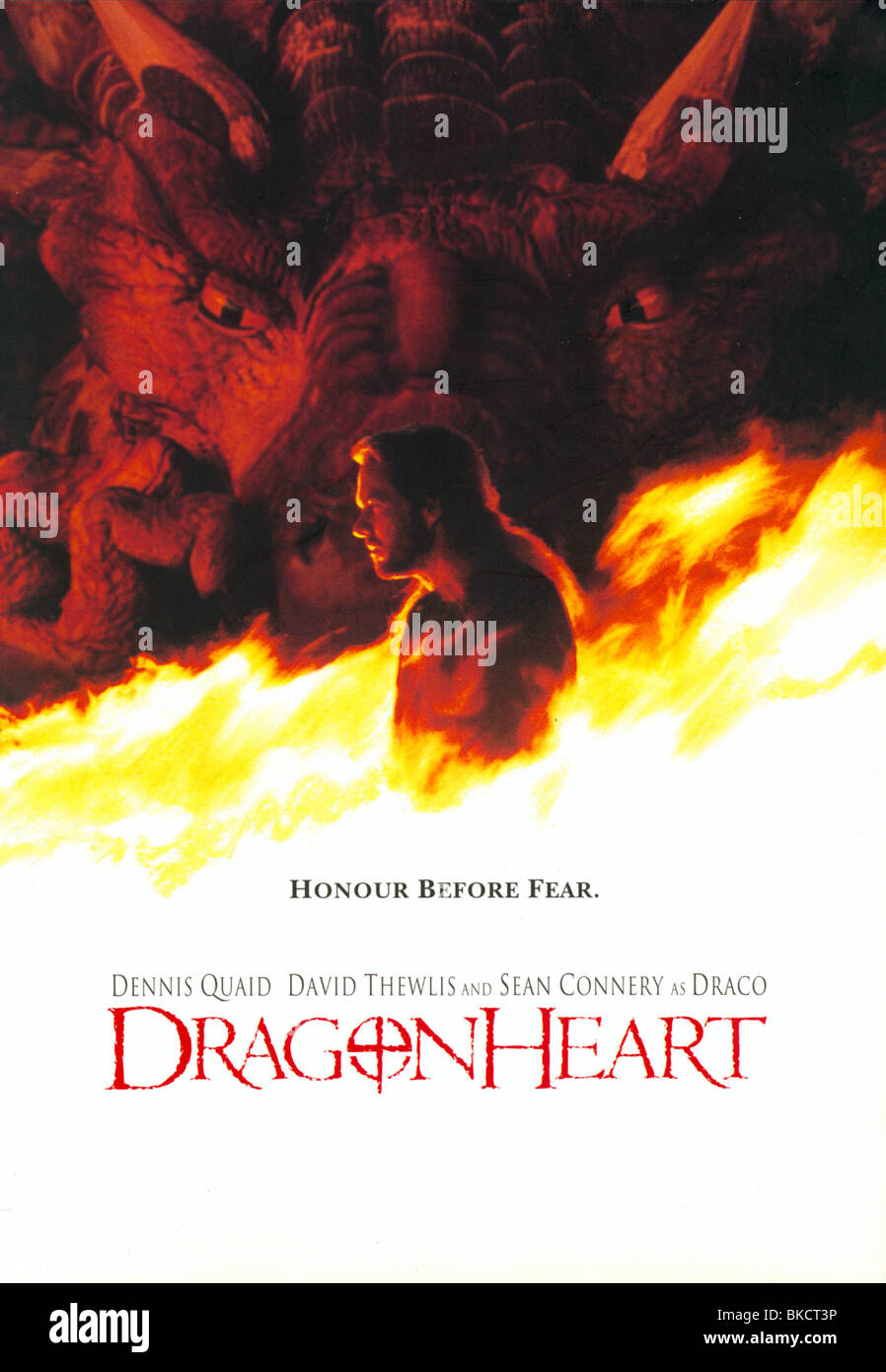 DRAGONHEART (1996) POSTER DENNIS QUAID, SEAN CONNERY DRNH 001CP Stockfoto