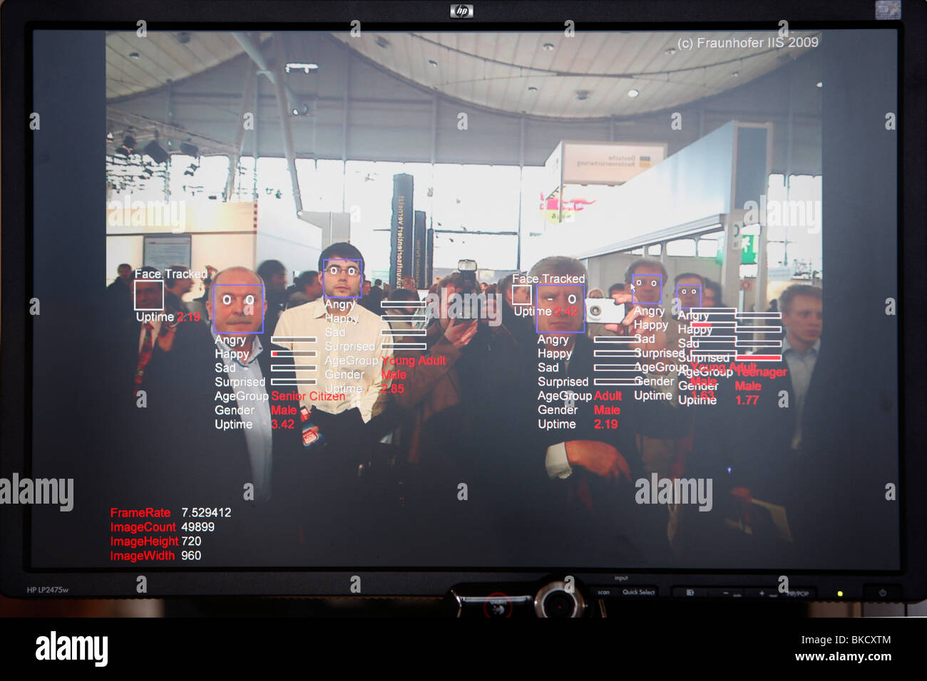 Hightech fair, Computer und IT-Messe, Cebit, Hannover Messe, Deutschland, Europa. Stockfoto