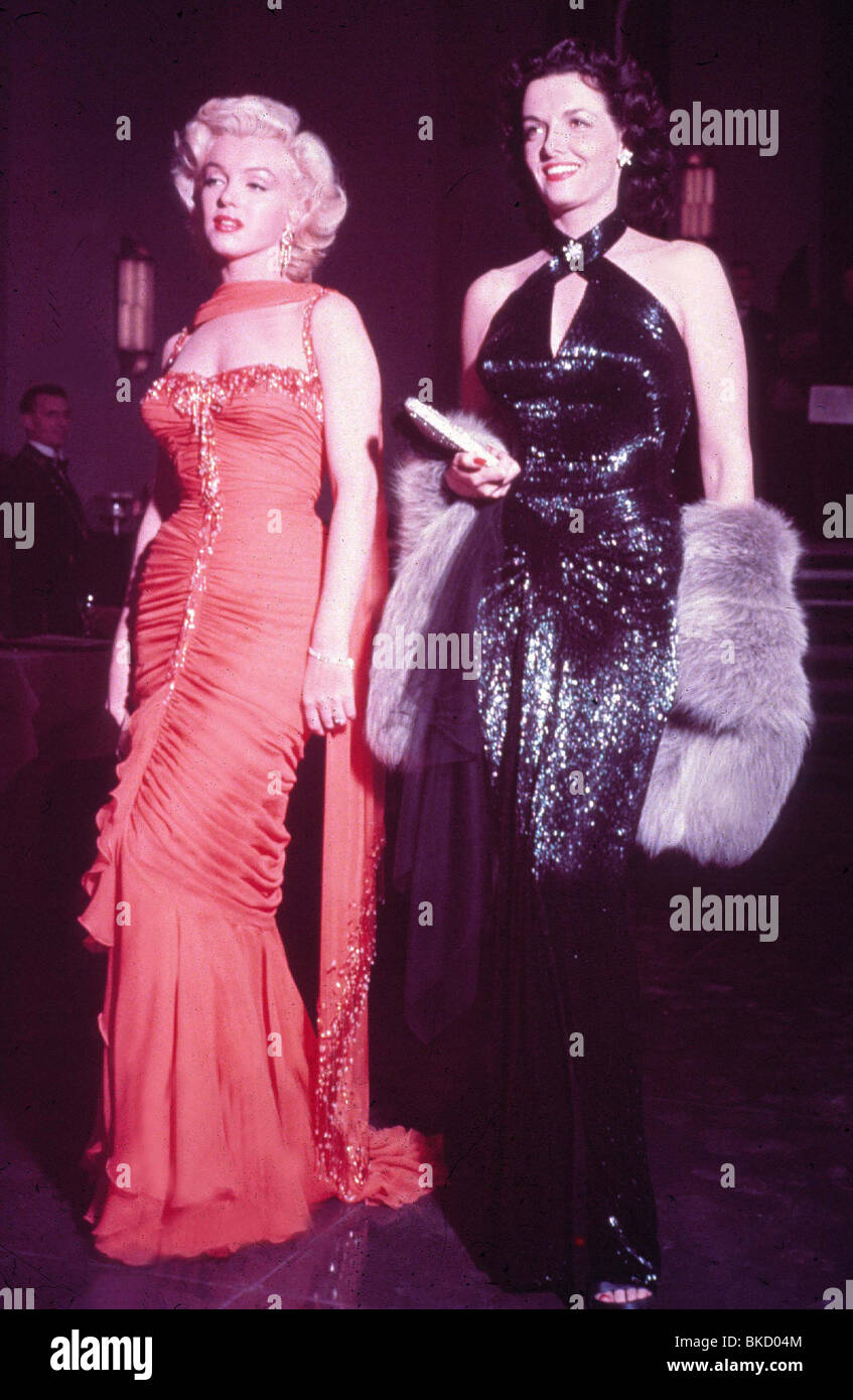 GENTLEMEN PREFER BLONDES (1953) MARILYN MONROE, JANE RUSSELL GPB 007 Stockfoto