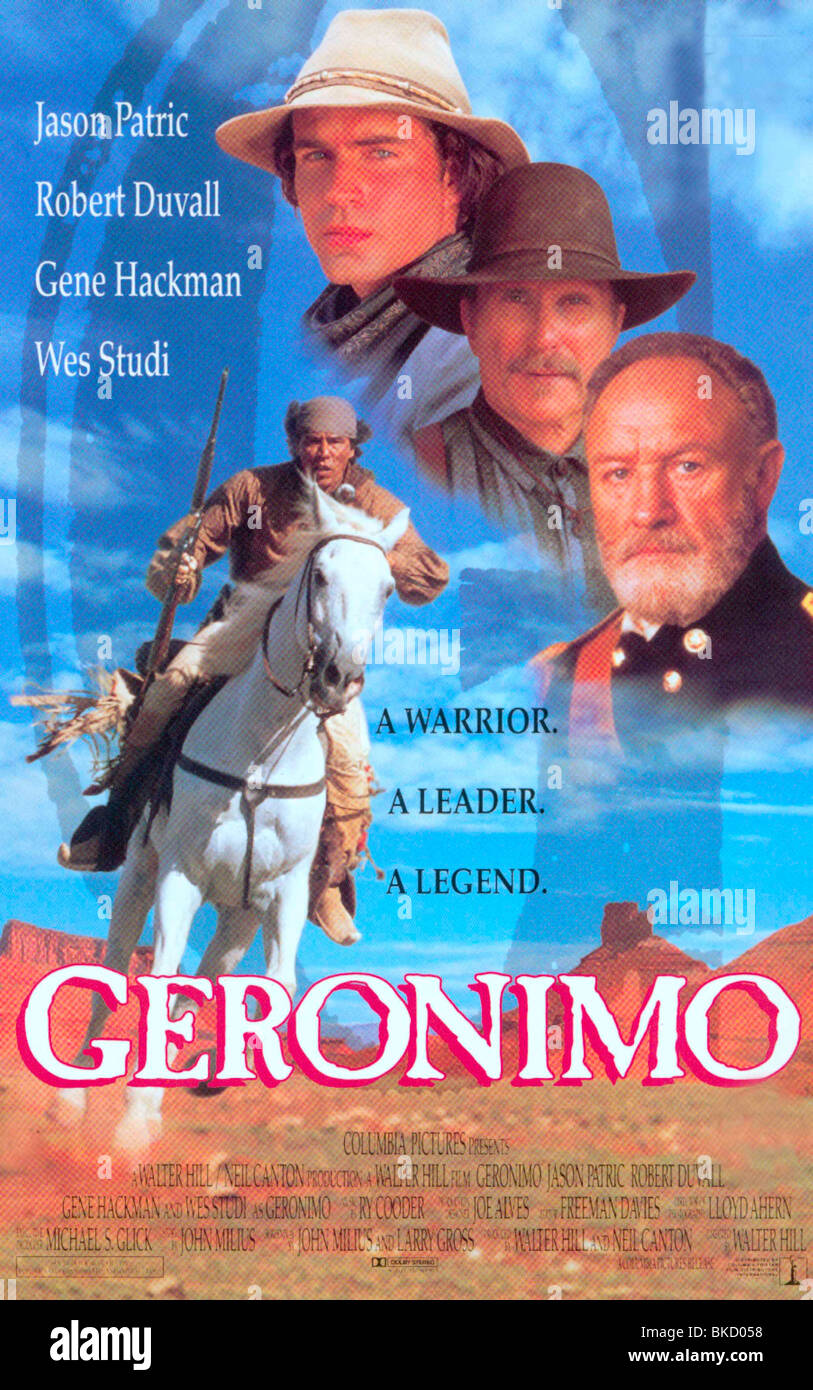 GERONIMO-1993 POSTER Stockfoto