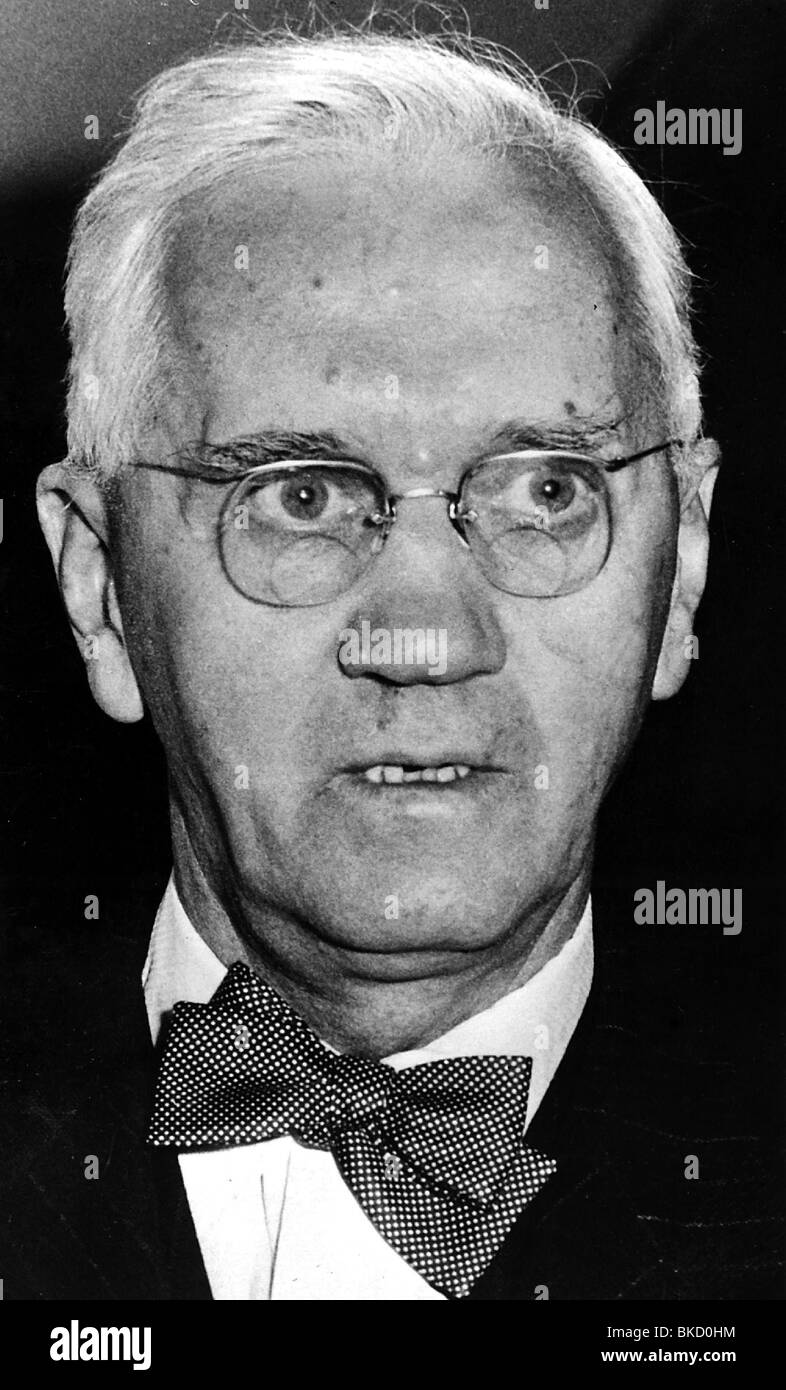 Fleming, Sir Alexander, 5.8.1881 - 11.3.1955, schottischer Wissenschaftler (Bakteriologe), Porträt, 1950er Jahre, Stockfoto