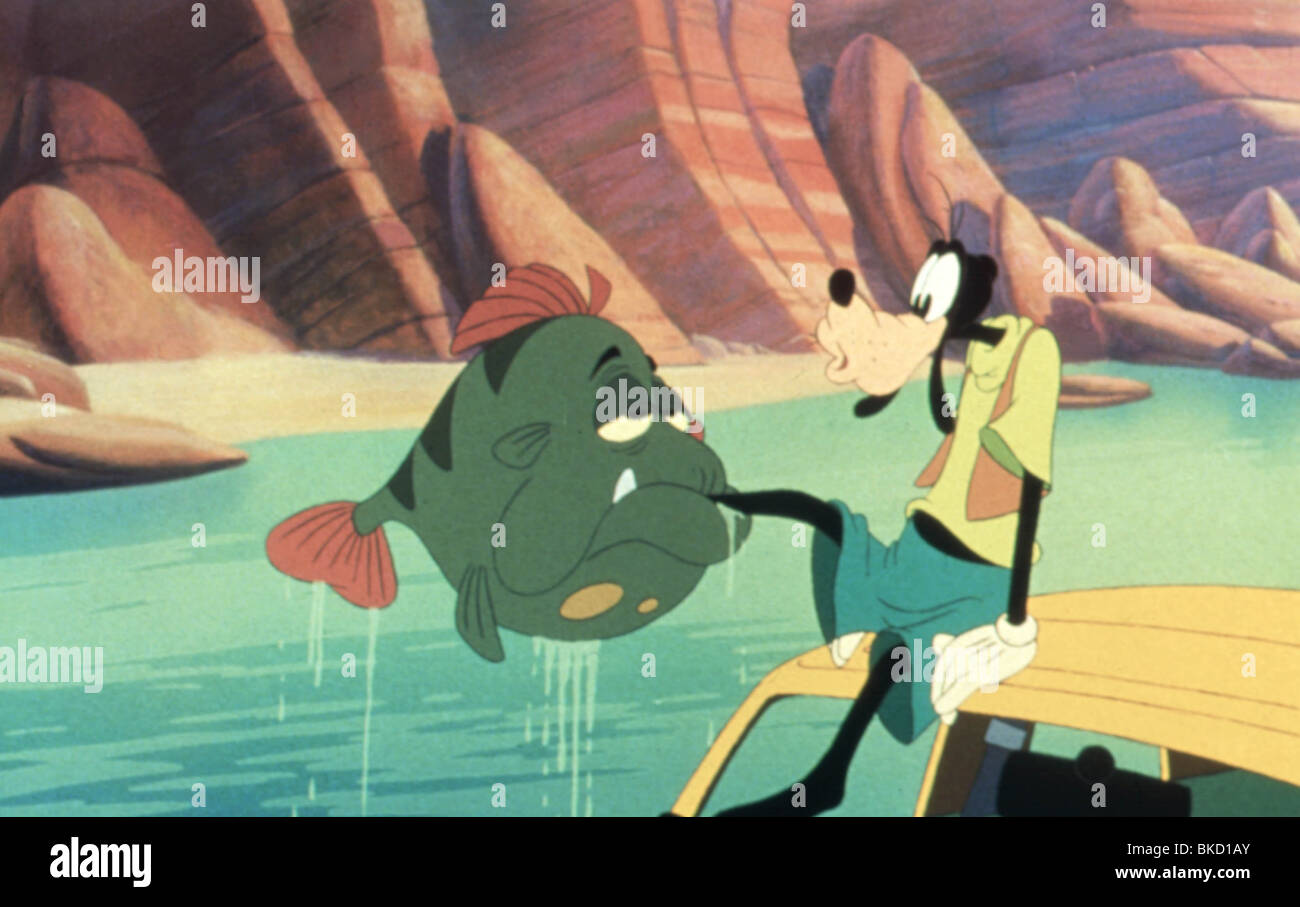 EIN GOOFY FILM (1996) ANIMIERTE CREDIT DISNEY PATZER 006 Stockfoto