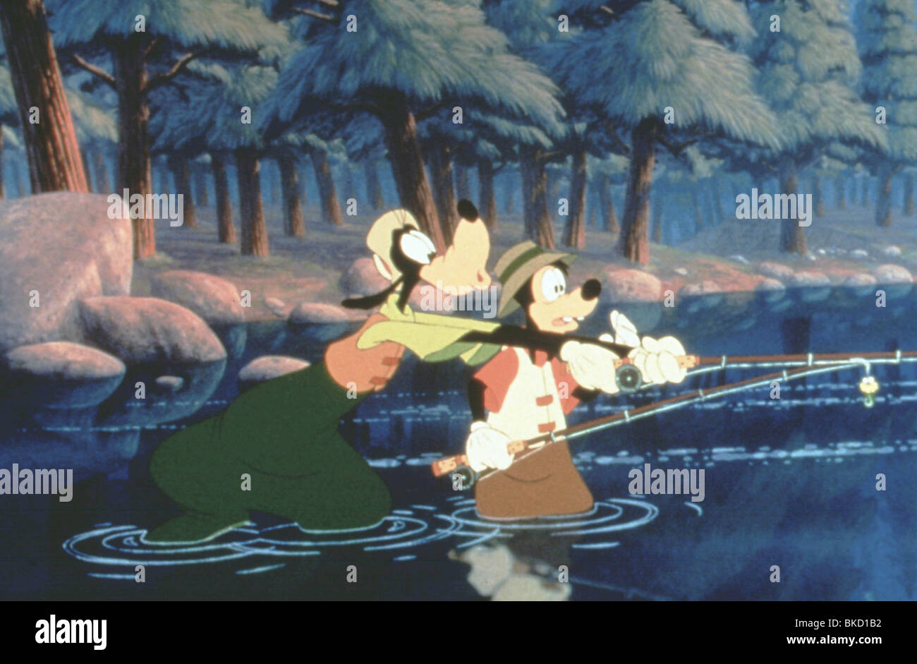 EIN GOOFY FILM (1996) ANIMIERTE CREDIT DISNEY PATZER 009 Stockfoto