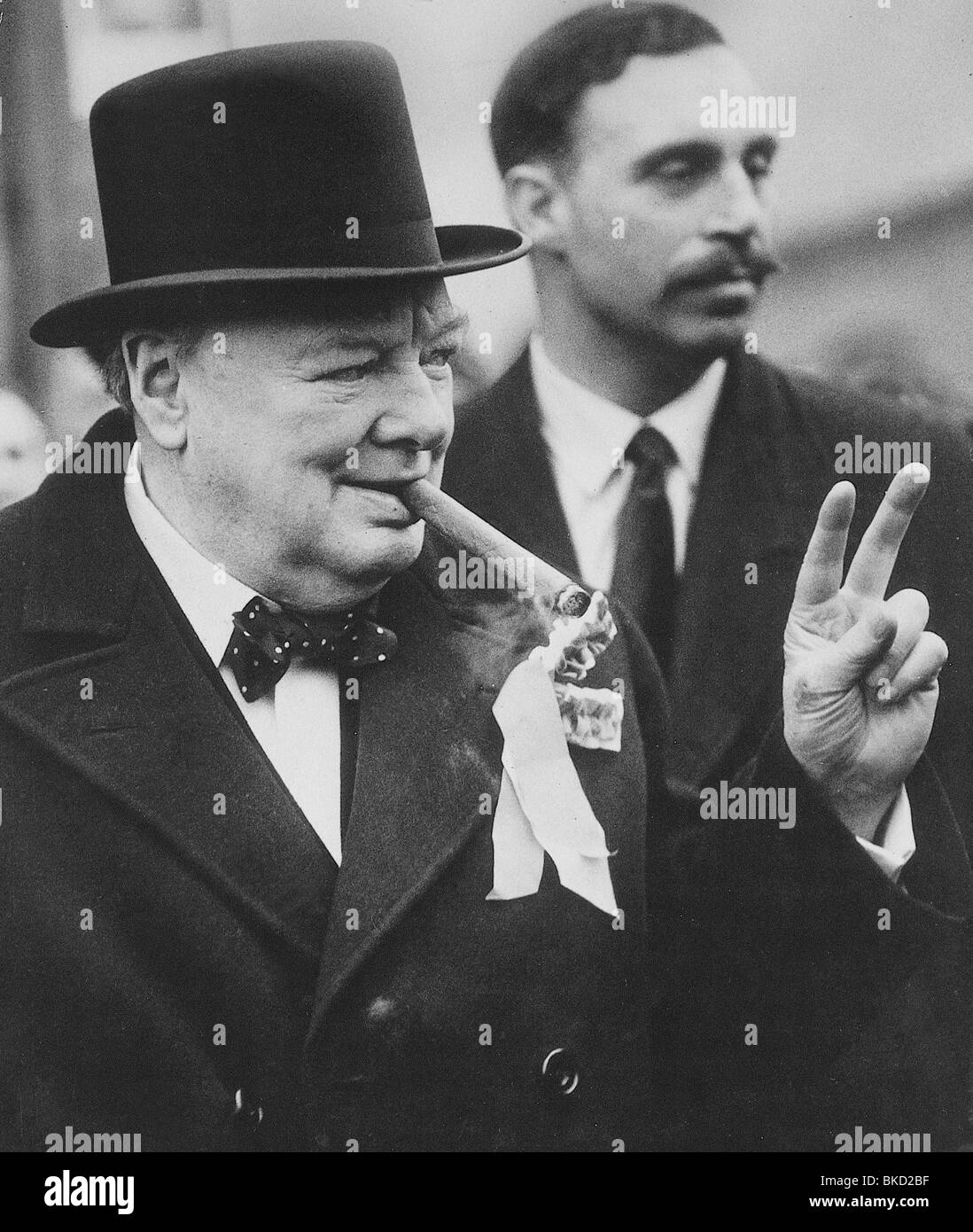 Churchill, Sir Winston 30.11.1874 - 24,1.1965, britischer Politiker, halbe Länge, 1950, Stockfoto