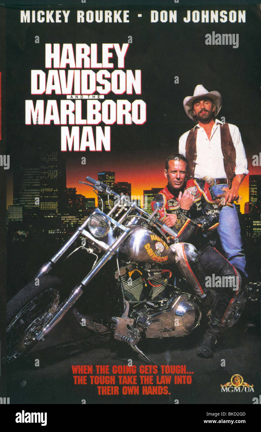 Harley Davidson Und Der Marlboro Mann 1991 Poster Hdm 001vs Stockfotografie Alamy