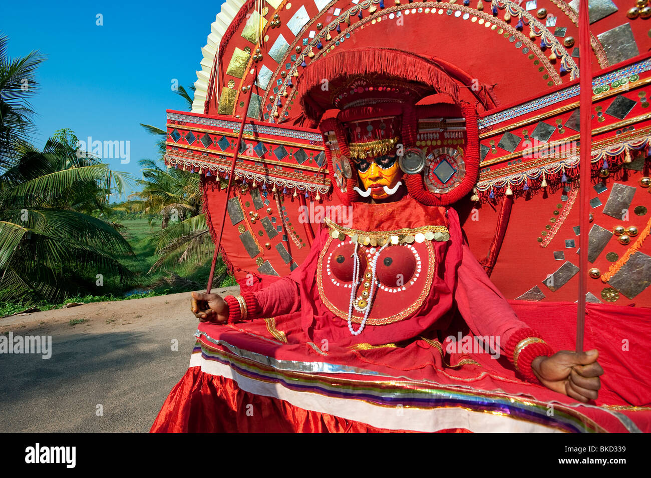 Hinduistische Festival, Kerala, Indien Stockfoto