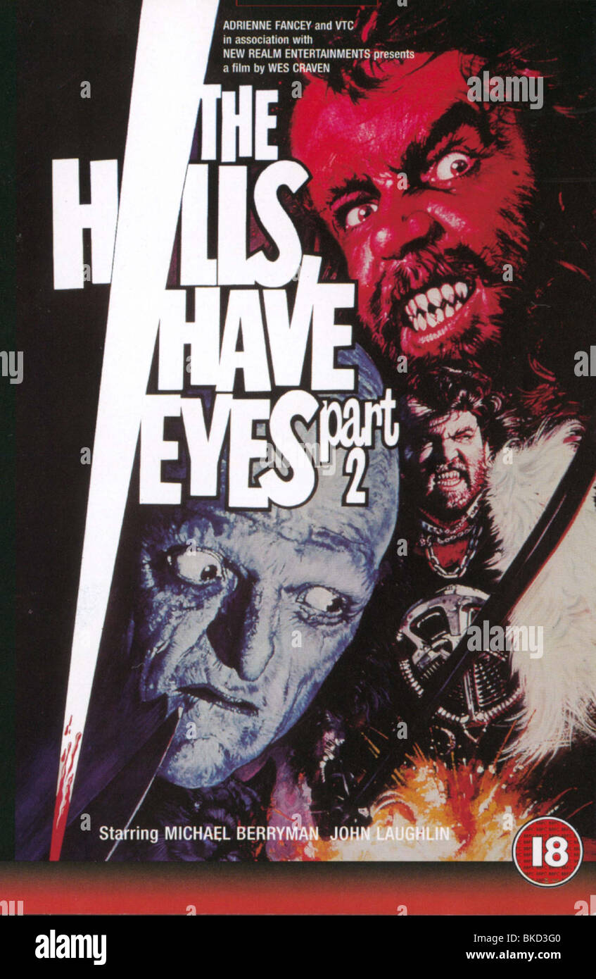 THE HILLS HAVE EYES AUGEN TEIL 2 (1985) PLAKAT HHE2 001VS Stockfoto