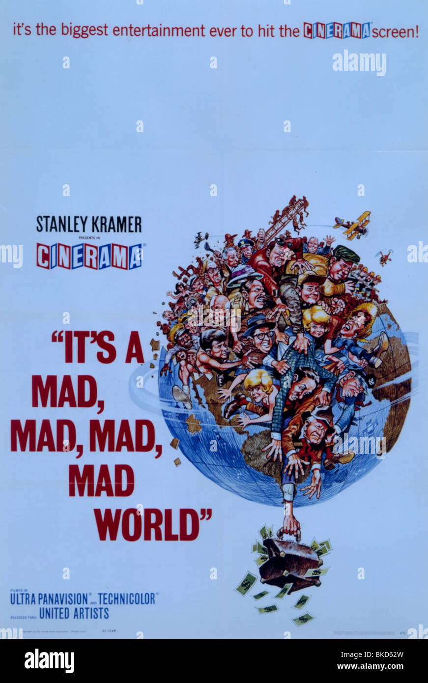 ES IST EIN MAD MAD MAD MAD WORLD (1963) PLAKAT IMMW 001CP Stockfoto