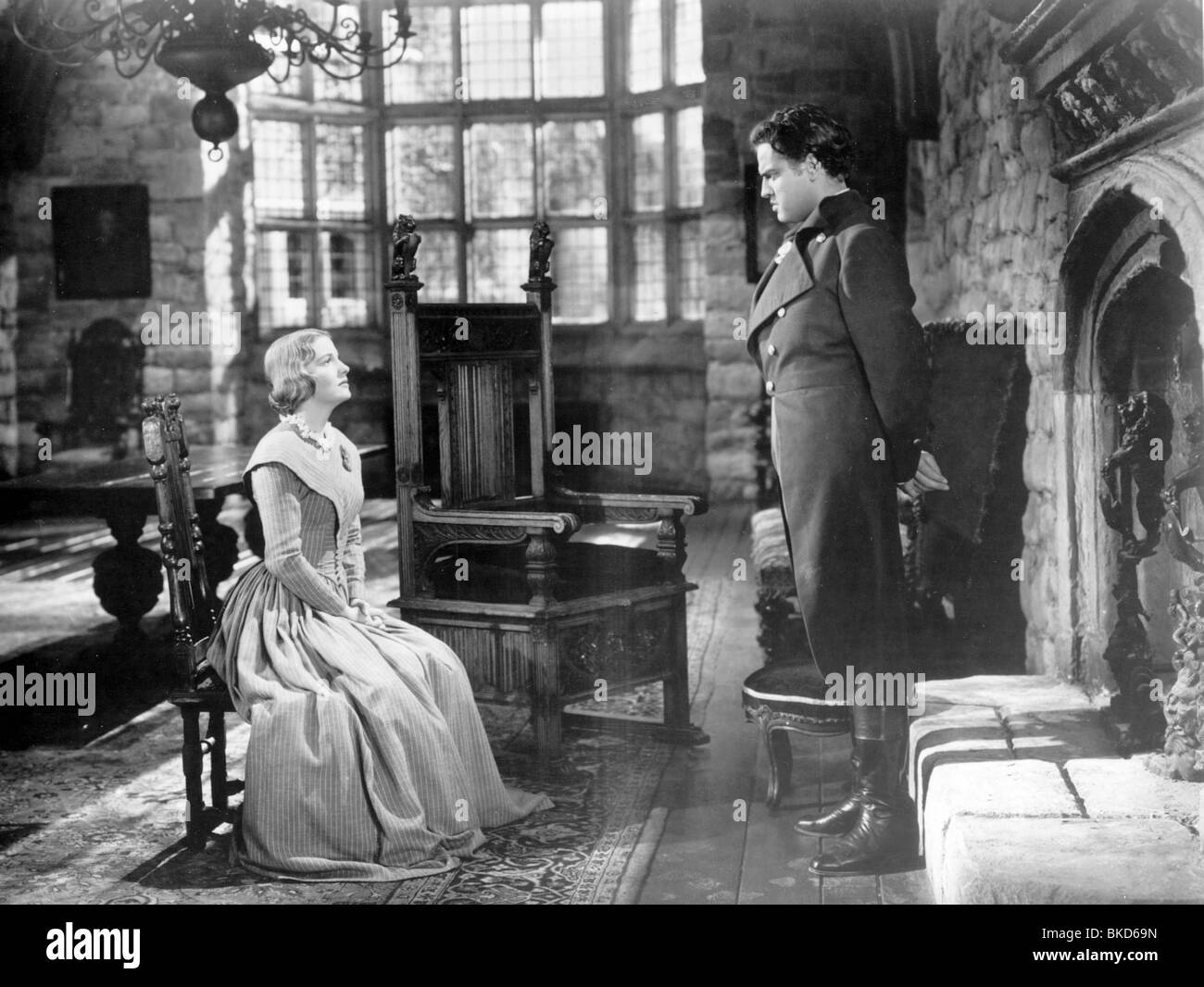 JANE EYRE (1943) JOAN FONTAINE, ORSON WELLES JEY 014P Stockfoto