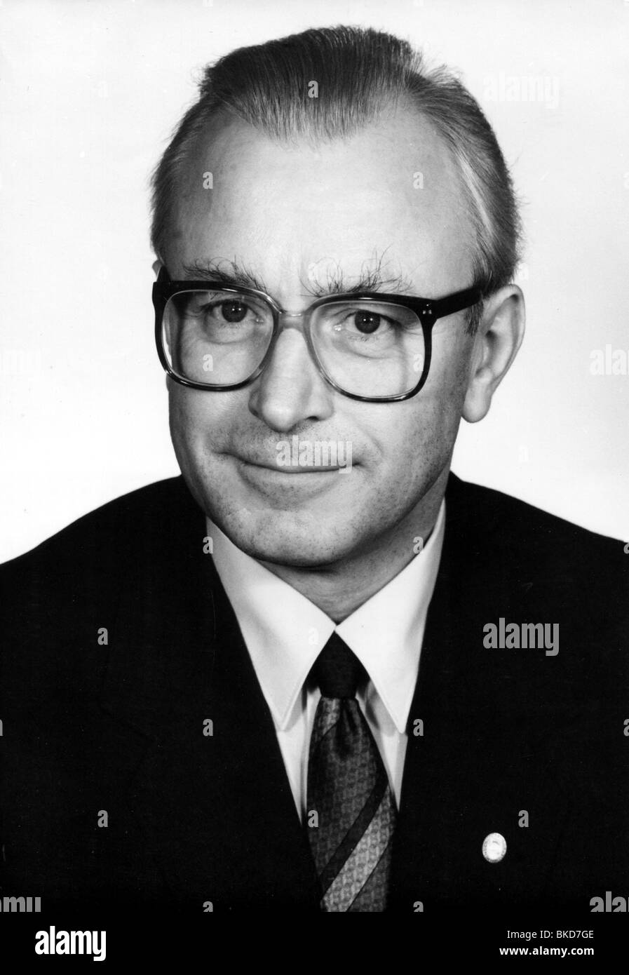 Schwanitz, Wolfgang, * 26.6.1960, deutscher Politiker (SED), Chef des ostdeutschen Präsidiums für Nationale Sicherheit 1989 - 1990, Porträt, 1989, Stockfoto