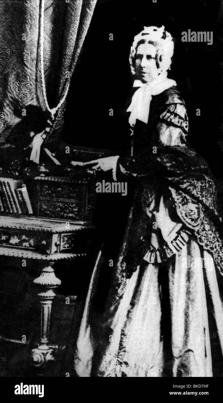Levetzow, Theodora Ulrike Sophie von, 4.2.1804 - 13.11.1899, Freundin von Johann Wolfgang von Goethe-Institut, volle Länge, Foto, Stockfoto