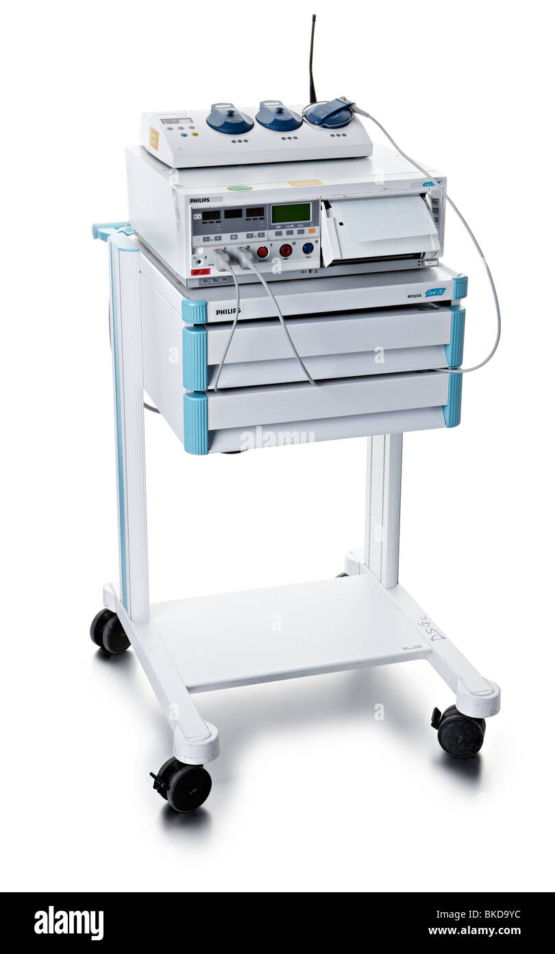 Krankenhaus Kind Geburt Ausrüstung Feotal Monitor Stockfoto