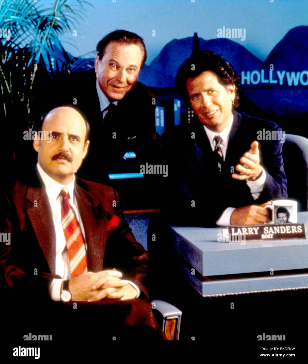 DIE LARRY SANDERS SHOW (TV), JEFFREY TAMBOR, RIP TORN, GARRY SHANDLING LSS 002 Stockfoto