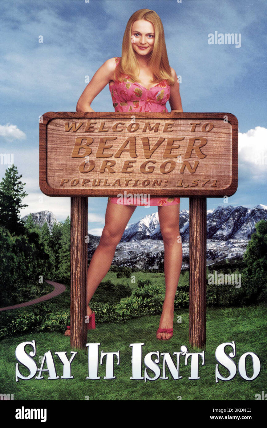 SAGEN, ES IST NICHT SO (2001) HEATHER GRAHAM POSTER SIIS 001PK Stockfoto