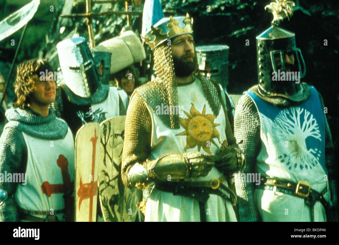 MONTY PYTHON UND DER HEILIGE GRAL (1975) MICHAEL PALIN, GRAHAM CHAPMAN, TERRY JONES MONY 049 Stockfoto