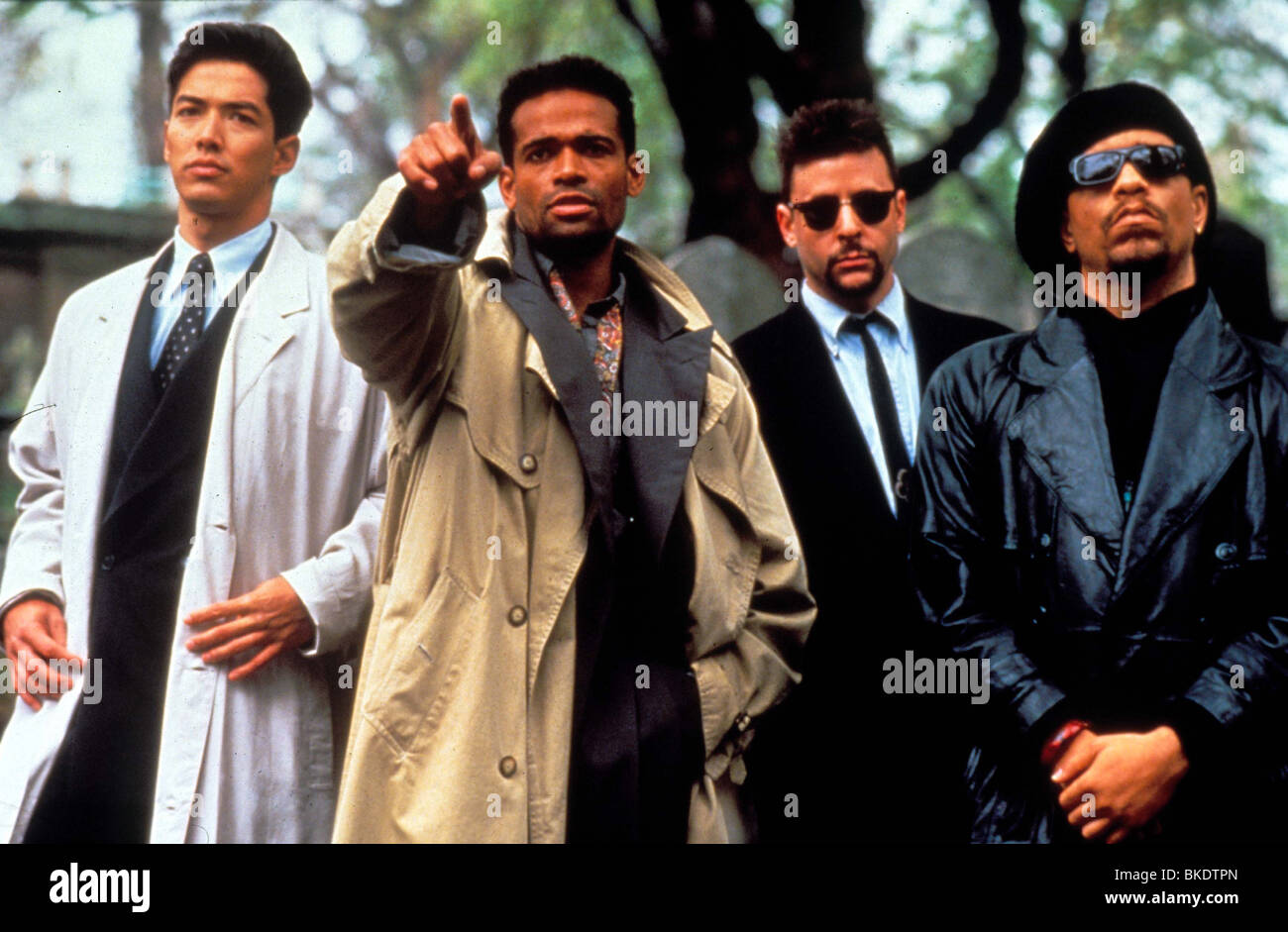 NEW JACK CITY (1991) RUSSELL WONG, MARIO VAN PEEBLES, JUDD NELSON, ICE-T NJC 032 Stockfoto