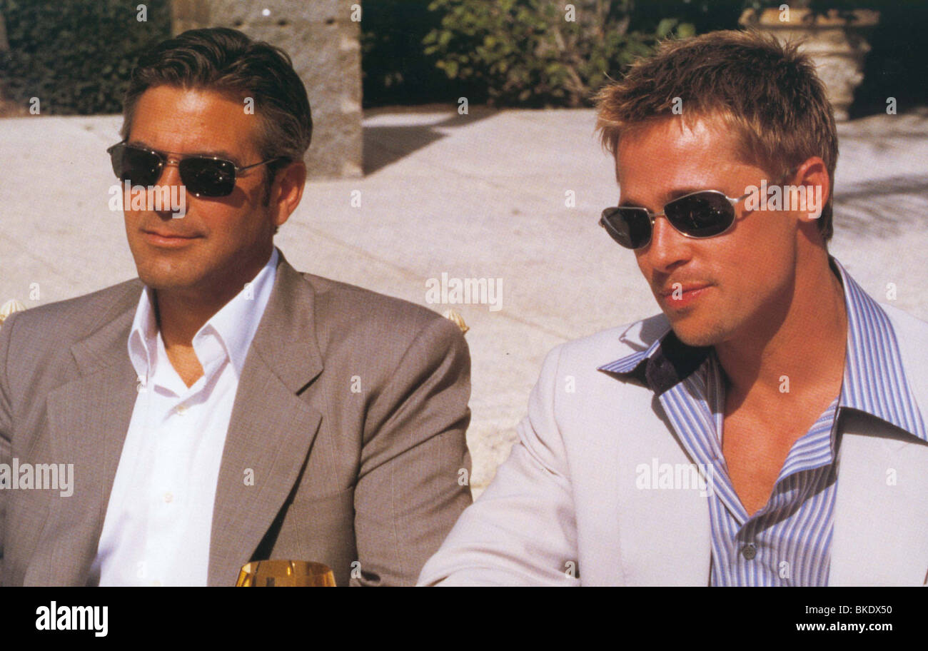 OCEAN'S 11 (2002) DES OZEANS ELF (ALT) GEORGE CLOONEY, BRAD PITT OC11 006FOH Stockfoto