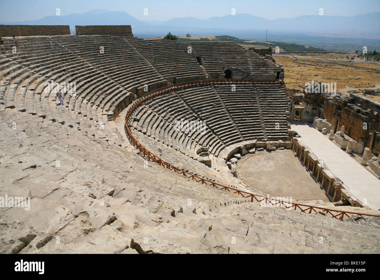 Alte römische Amphitheater Stockfoto