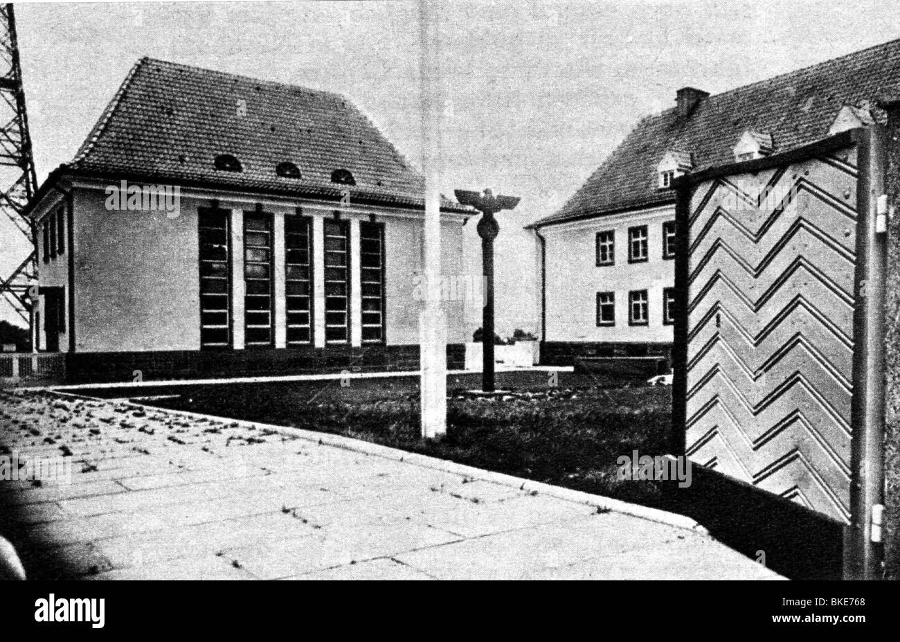 Geografie/Reisen, Deutschland, Ostviertel, Gleiwitz, Silesia, Reichs-Radiosender, ca. 1940, Stockfoto