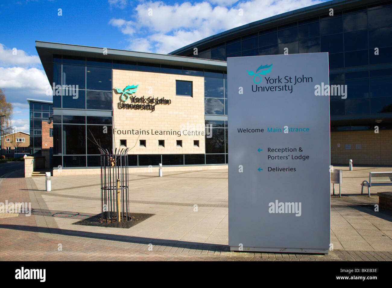 York St John University Brunnen Learning Centre York Yorkshire UK Stockfoto