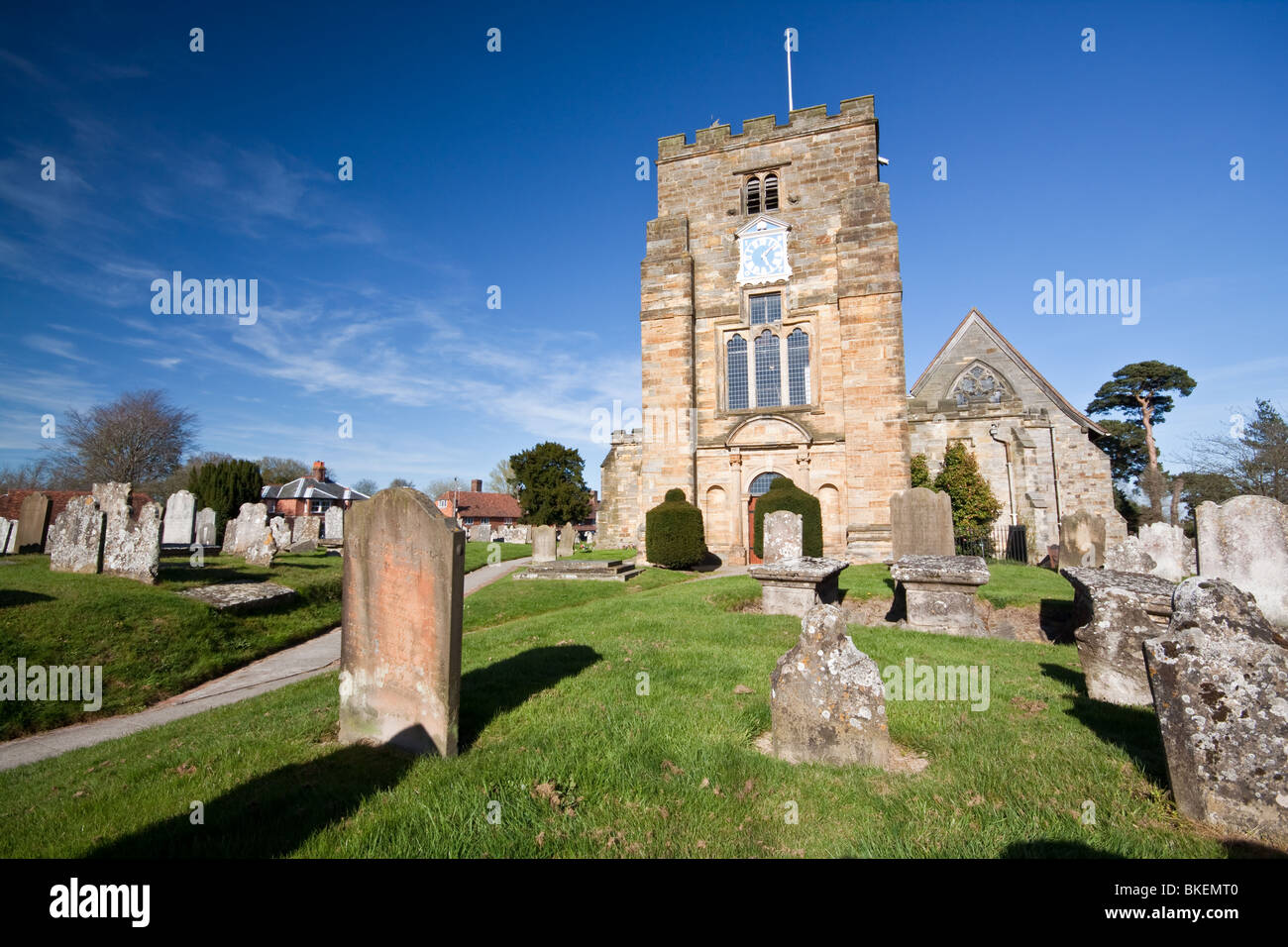St. Marien Kirche Goudhurst in Weald of Kent Stockfoto