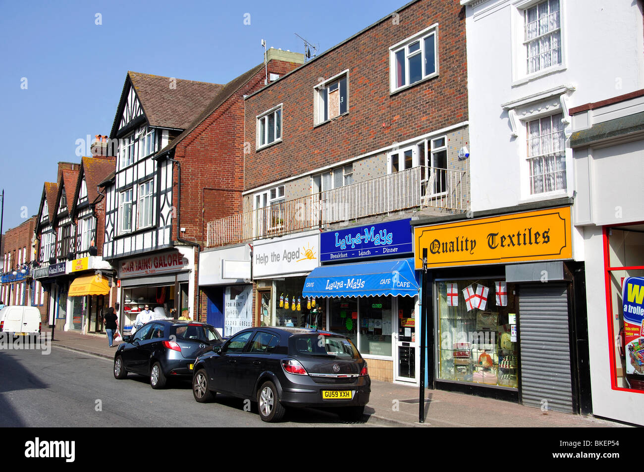 Surrey Street, Littlehampton, West Sussex, England, Vereinigtes Königreich Stockfoto