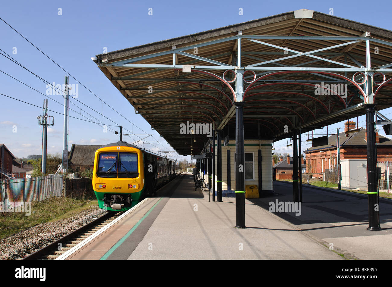 Bahnhof Stadt Lichfield, Staffordshire, England UK Stockfoto