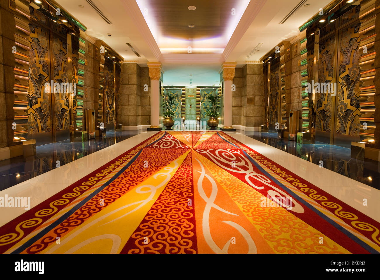 Hotel Burj Al Arab, Dubai, Vereinigte Arabische Emirate, Vereinigte Arabische Emirate Stockfoto