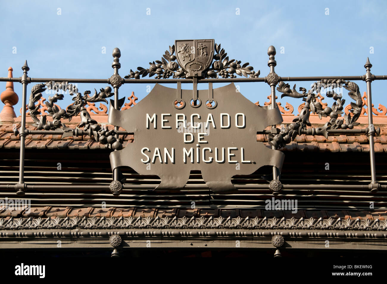Mercado de San Miguel Market Madrid Spain City Town Spanisch Stockfoto