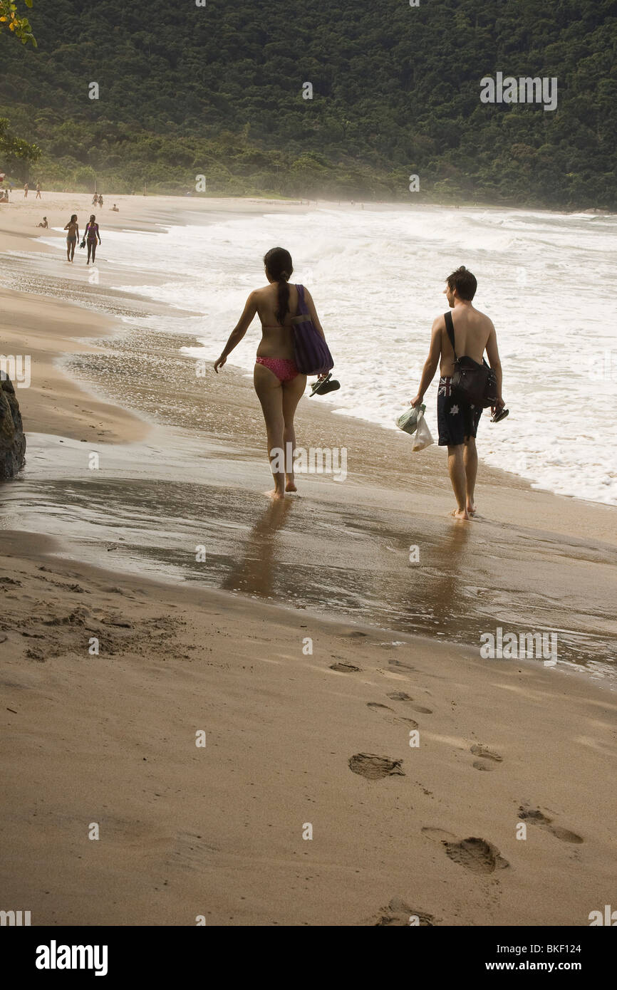 Strand an der brasilianischen Küste Stockfoto