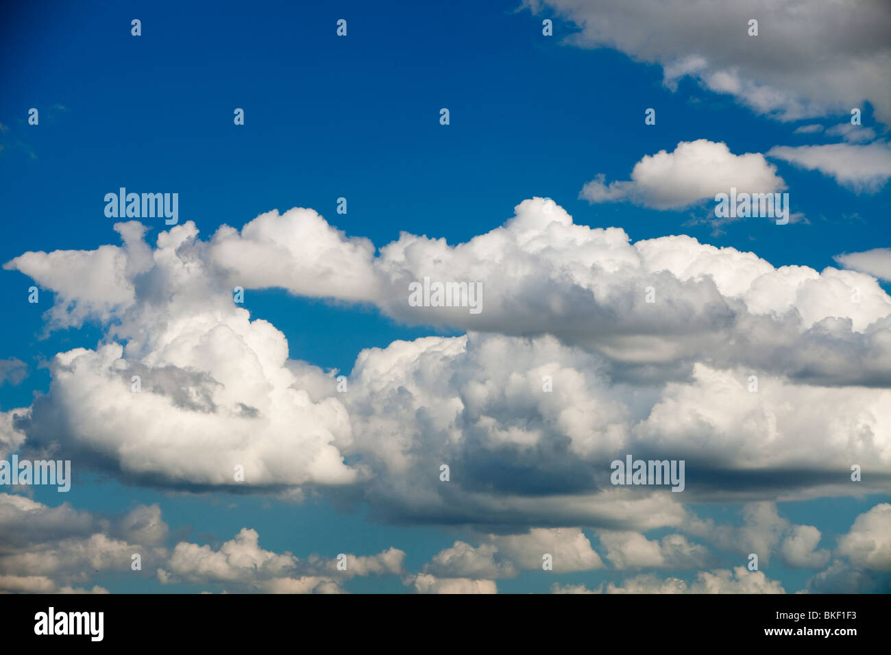Wolken in Leicestershire, Großbritannien. Stockfoto
